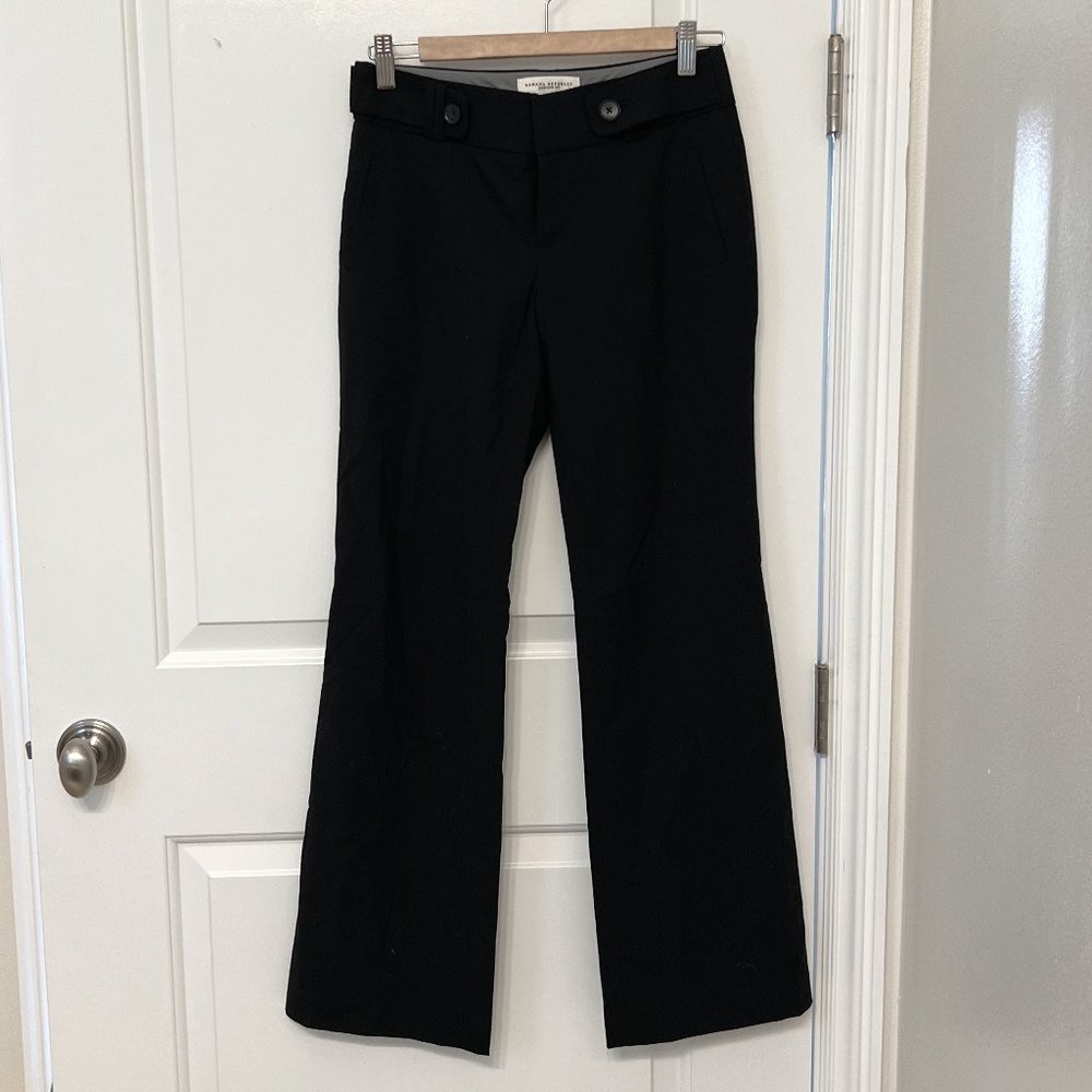 Banana Republic Jackson Fit Black Suit Pants